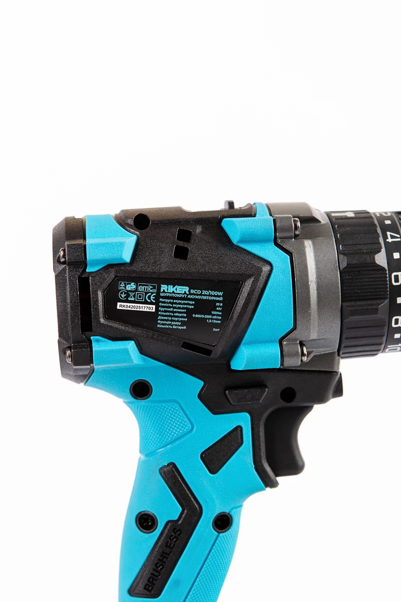 Шуруповерт акумуляторний Riker RCD 20/100W