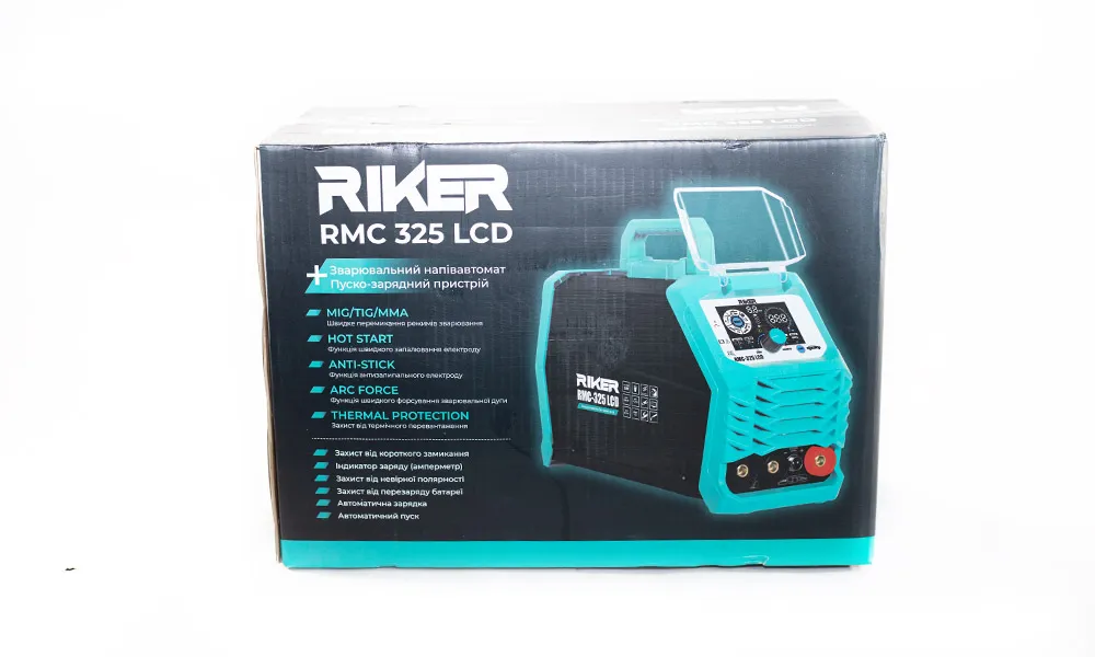 Riker Зварювальний напівавтомат + Пуско-зарядний пристрій RMC-325 LCD